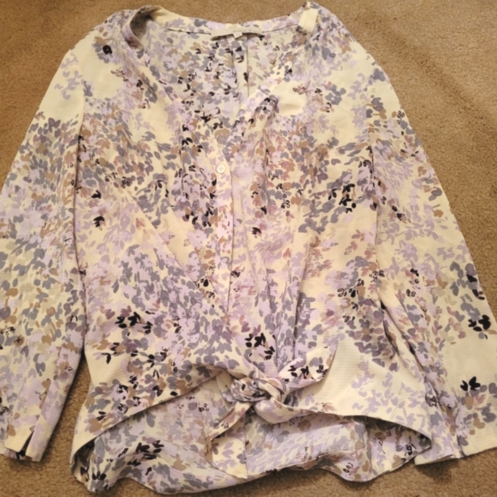 floral blouse. monk and lou. xxs